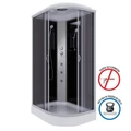 Душевая кабина Niagara Classic NG-3512-14LG (120х80х215) низкий поддон(13см),стекло тонированное,3 места 35121433LG
