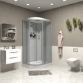 Душевая кабина Niagara Classic NG-3312-14RP (120х80х215) низкий поддон(13см),стекло матовое,3 места 33121423RP