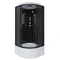 Душевая кабина Niagara Classic NG-6508-14P (90х90х215) высокий поддон(40см),черный,стекло тонированное,4 места 65081434P