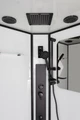 Душевая кабина Niagara Premium NG-6901-01G BLACK (90х90х210) низкий поддон(16 см),черный,стекло тонированное,4 места 69010134GBLACK