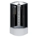 Душевая кабина Niagara Classic NG-2509-14BKTG (100х100х210) высокий поддон(40см),стекло тонированное,4 места 25091434BKTG