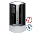 Душевая кабина Niagara Classic NG-2507-14BKG (80х80х200) высокий поддон(40см),стекло тонированное,4 места 25071434BKG