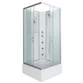 Душевая кабина Niagara Classic NG-1108-14BKG (90х90х200) средний поддон(26см),стекло матовое,4 места с полкой 11081424BKG