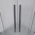 Душевое ограждение Niagara Nova NG-3624-34 (100х100х195) квадрат,хром,двери раздвижные,стекло шиншилла,1 место NG-3624-34
