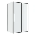 Душевое ограждение Niagara Nova NG-34-11AGR-A80GR-34 (110х80х195) прямоугольник,раздвижная,графит,стекло прозрачное,2 места NG-34-11AGR-A80GR-34