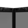 Душевое ограждение Niagara Nova NG-2829-34BLACK (90х90х195) квадрат,черный матовый,двери раздвижные,стекло тонированное,1 место NG-2829-34BLACK