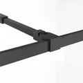 Душевая перегородка Niagara Nova NG-686-12BLACK (120х195) черный матовый,стекло прозрачное,1 место NG-686-12BLACK