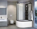 Душевая кабина Niagara Ultra NG-1910-01R (120х80х220) высокий поддон(48см),черный,стекло тонированное,4 места 19100134R