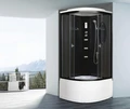 Душевая кабина Niagara Ultra NG-211-01N (90х90х220) высокий поддон(48см),черный,стекло тонированное,4 места 2110134N