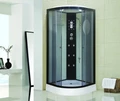 Душевая кабина Niagara Ultra NG-1902-01 (100х100х220) низкий поддон(16см),черный,стекло тонированное,4 места 19020134