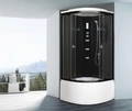 Душевая кабина Niagara Ultra NG-212-01N (100х100х220) высокий поддон(48см),черный,стекло тонированное,4 места 2120134N