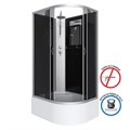 Душевая кабина Niagara Classic NG-2510-14LBKT (120х80х210) высокий поддон(40см),стекло тонированное,4 места 25101434LBKT