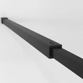 Душевая перегородка Niagara Nova NG-686-90BLACK (90х195) черный матовый,стекло прозрачное,1 место NG-686-90BLACK