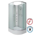 Душевая кабина Niagara Classic NG-33184-14LBKG (110х80х200) средний поддон(26см),стекло матовое,4 места 331844LBKG