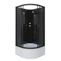 Душевая кабина Niagara Classic NG-6508-14BK (90х90х200) высокий поддон(40см),черный,стекло тонированное,4 места 65081434BK
