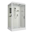 Душевая кабина Niagara Standart ST120/90/15Q (120х90х215) прямоугольник,поддон 15см,распашная,проф.белый,3 места ST120/90/15Q