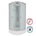 Душевая кабина Niagara Eco E80/26/MT (80х80х215) средний поддон(26см),стекло матовое,4 места E80/26/MT