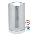 Душевая кабина Niagara Eco E90/13/MT/BK (90х90х200) низкий поддон(13см),стекло матовое,3 места E90/13/MT/BK