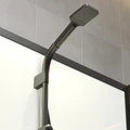 Душевая кабина Niagara Standart ST100/80/15Q/BL/BK (100х80х200) прямоугольник,поддон 15см,распашная,проф.черный,без крыши,3 места ST100/80/15Q/BL/BK