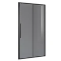Дверь в нишу Niagara Nova NG-85-12TB (120х195) черный матовый,стекло тонированное,дверь раздвижная,1 место NG-85-12TB
