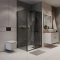 Боковая стенка Niagara Nova NG-TB80-34 (80х195) черный матовый,стекло тонированное,1 место NG-TB80-34