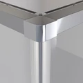 Душевое ограждение Niagara Nova NG-6623-34 (90х90х195) квадрат,двери раздвижные,хром,стекло прозрачное,1 место NG-6623-34