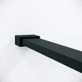 Душевая перегородка Niagara Nova NG-781-90BLACK (90х200) черный матовый,стекло эффект битого стекла,1 место NG-781-90BLACK