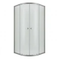 Душевое ограждение Niagara Eco NG-1003-14MT (80х80х190) четверть круга,раздвижное,хром,стекло матовое,1 место NG-1003-14MT