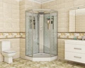 Душевая кабина Niagara Luxe NG-7717WBK (100x100х210) низкий поддон(15см),дверь распашная,стенки серебро,без крыши,4 места 7717WBK