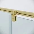 Душевое ограждение Niagara Nova NG-45-12ASG-A100SG-34 (120х100х195) прямоугольник,распашная,золото сатин,стекло прозрачное,2 места NG-45-12ASG-A100SG-34