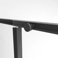 Душевое ограждение Niagara Nova NG-84-10AB-A90B-34 (100х90х195) прямоугольник,черный матовый,дверь раздвижная,стекло прозрачное,2 места NG-84-10AB-A90B-34