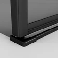 Душевое ограждение Niagara Nova NG-2832-34BLACK (100х100х195) квадрат,черный матовый,дверь распашная,стекло тонированное,1 место NG-2832-34BLACK