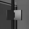 Душевое ограждение Niagara Nova NG-2832-34BLACK (100х100х195) квадрат,черный матовый,дверь распашная,стекло тонированное,1 место NG-2832-34BLACK