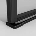 Душевое ограждение Niagara Nova NG-6832-34ВLACK (100х100х195) квадрат,черный матовый,двери распашные,стекло прозрачное,1 место NG-6832-34BLACK