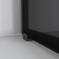 Душевое ограждение Niagara Nova NG-2822-34BLACK (80х80х195) квадрат,черный матовый,двери раздвижные,стекло тонированное,1 место NG-2822-34BLACK