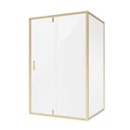 Душевое ограждение Niagara Nova NG-43-12AG-A80G (120х80х195) прямоугольник,золото,двери распашные,стекло прозрачное,2 места NG-43-12AG-A80G