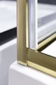 Душевое ограждение Niagara Nova NG-43-12AG-A80G (120х80х195) прямоугольник,золото,двери распашные,стекло прозрачное,2 места NG-43-12AG-A80G