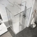 Душевое ограждение Niagara Nova NG-6636-1290 (120х90х195) прямоугольник,хром,двери раздвижные,стекло прозрачное,1 место NG-6636-1290