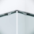 Душевое ограждение Niagara Nova NG-6636-1090 (100х90х195) прямоугольник,хром,двери раздвижные,стекло прозрачное,1 место NG-6636-1090