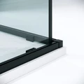 Душевое ограждение Niagara Nova NG-6836-1290BL (120х90х195) прямоугольник,черный матовый,двери раздвижные,стекло прозрачное,1 место NG-6836-1290BL