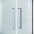 Душевое ограждение Niagara Nova NG-6637-90 (90х90х195) четверть круга,хром,двери раздвижные,стекло прозрачное,1 место NG-6637-90