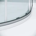 Душевое ограждение Niagara Nova NG-6637-90 (90х90х195) четверть круга,хром,двери раздвижные,стекло прозрачное,1 место NG-6637-90
