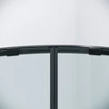 Душевое ограждение Niagara Nova NG-6837-90BL (90х90х195) четверть круга,черный матовый,двери раздвижные,стекло прозрачное,1 место NG-6837-90BL