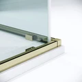 Душевое ограждение Niagara Nova NG-6436-1280SG (120х80х195) прямоугольник,золото сатин,двери раздвижные,стекло прозрачное,1 место NG-6436-1280SG