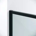 Душевое ограждение Niagara Nova NG-6836-80BL (80х80х195) квадрат,черный матовый,двери раздвижные,стекло прозрачное,1 место NG-6836-80BL