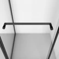 Душевое ограждение Niagara Nova NG-6833-34ВLACK (90х90х195) квадрат,черный матовый,двери раздвижные,стекло прозрачное,1 место NG-6833-34BLACK