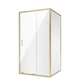 Душевое ограждение Niagara Nova NG-42-9AG-A80G (90х80х195) прямоугольник,золото,двери раздвижные,стекло прозрачное,2 места NG-42-9AG-A80G