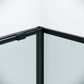 Боковая стенка Niagara Nova NG-A80B-46 (80х195) черный матовый,стекло прозрачное,1 место NG-A80B-46