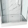 Душевая кабина Niagara Luxe NG-7772QM (120x90х210) низкий поддон(15см),дверь раздвижная,стенки мрамор,4 места 7772QM