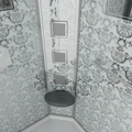 Душевая кабина Niagara Luxe NG-7711WR (90x120х215) низкий поддон(15см),дверь раздвижная,стенки серебро,6 мест 7711WR